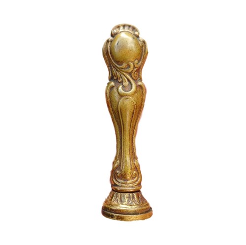 Antique art nouveau brass - art,