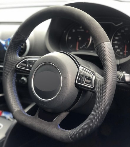 Alcantara steering wheel - alcantara,