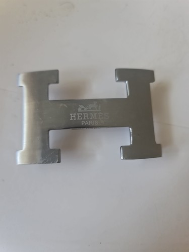 Hermes belt buckle - 32mm, silver