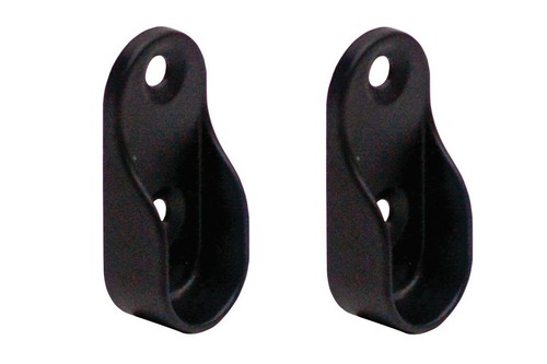 Pair black rail - rail, for