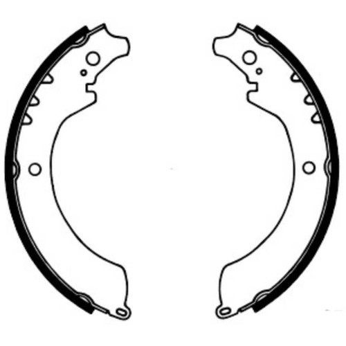 Abe c06007abe brake shoe set - shoe,