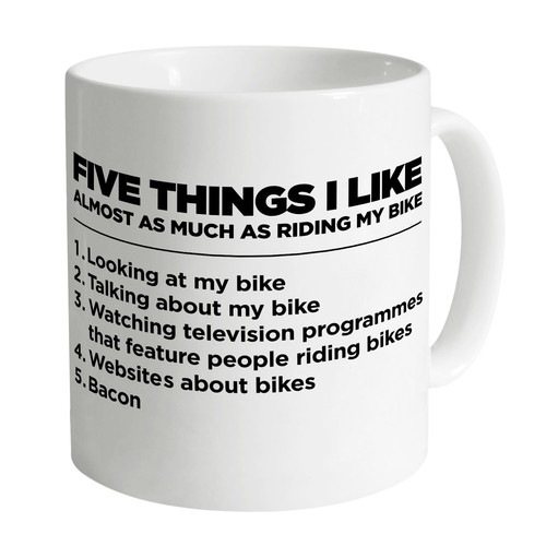 White ceramic coffee mug five - ceramic, mug-five