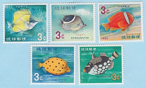 Tropical fish stamps ryukyus - tropical,