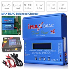 iMAX B6 AC Professioanl 80W Digital LCD RC Lipo NiMh Battery Balance Charger UK