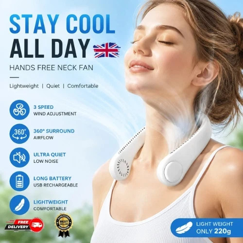 Neck fan hands free bladeless - fan,