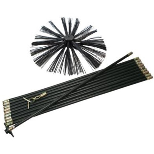 Chimney sweeping brush and - brush,