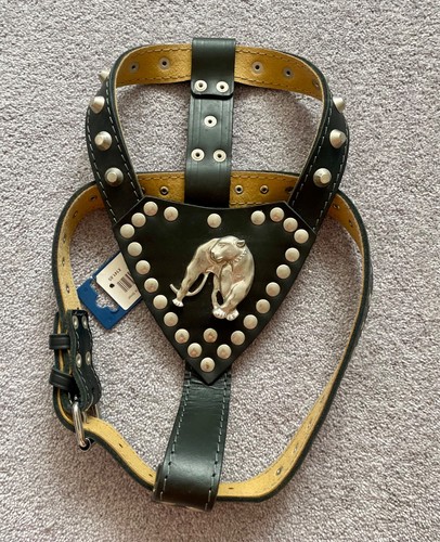 Black english leather metal - black,