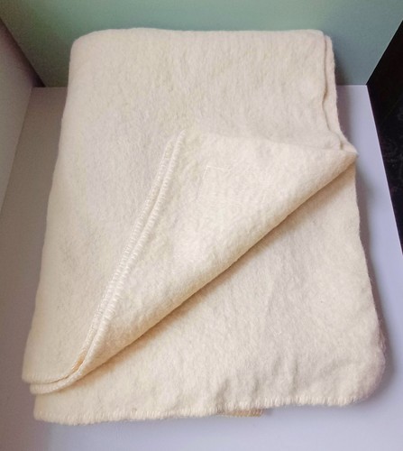 Vintage pale yellow wool - vintage,