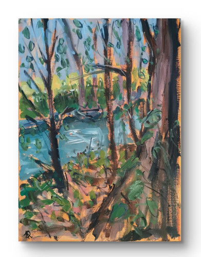 Original acrylic painting - , 30