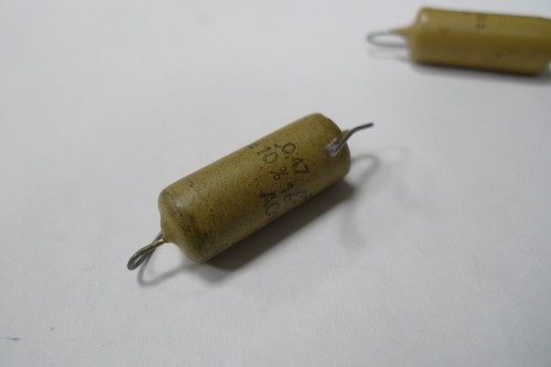 Mullard capacitor mustard - capacitor,