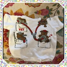 Lovely Vinted cabbage patch Kids doll Original clothes Vet Romper Outfit