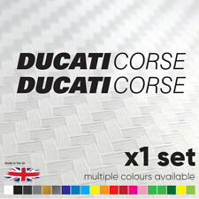 DUCATI CORSE Decals / Stickers Motorbike Racing Motorcycle Tank Fairing 300mm