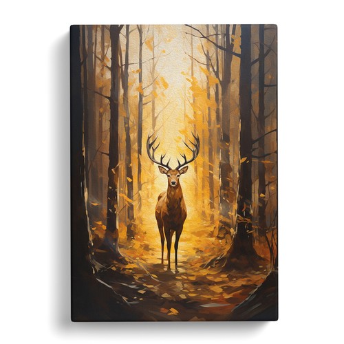 Stag forest modern - stag,