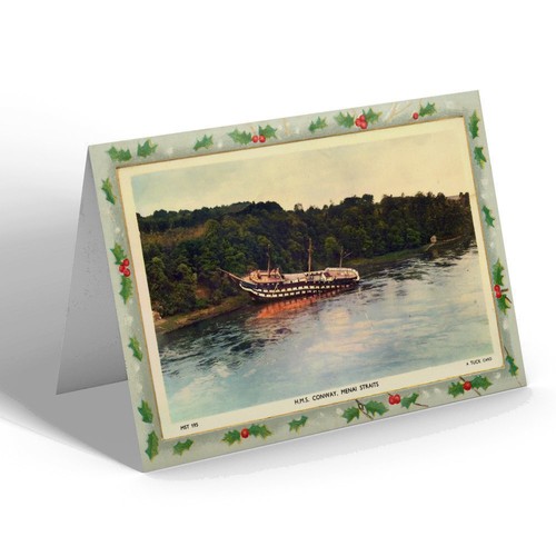Christmas card vintage - christmas, wales