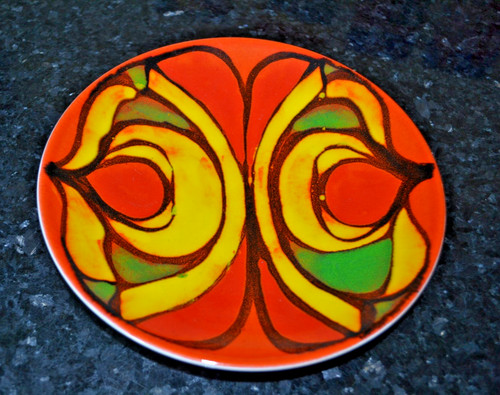 Vintage poole pottery 20cms - pottery,