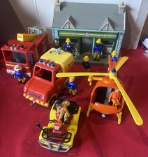 Fireman Sam Mountain Lodge Toy Set, Playset, Yellow Jeep, Figures, Cbeebies 