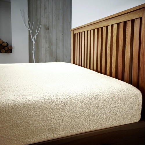 Teddy bear fleece - bear, bed