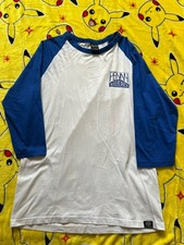 Penny Skateboard Blue White Raglan Men’s Top Shirt Sz XL Skater
