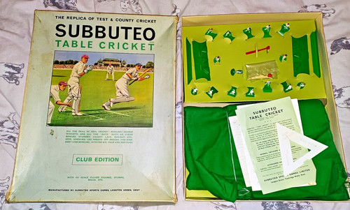Subbuteo table cricket club - cricket,