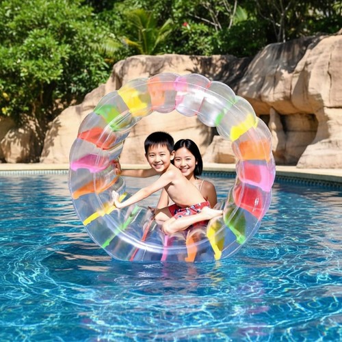 Inflatable water wheel easy - water,