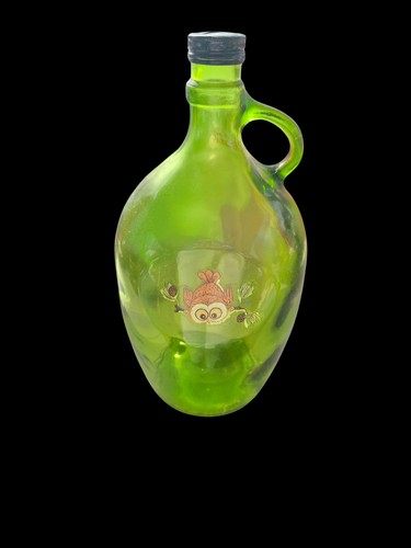 Green gallon jar - green,