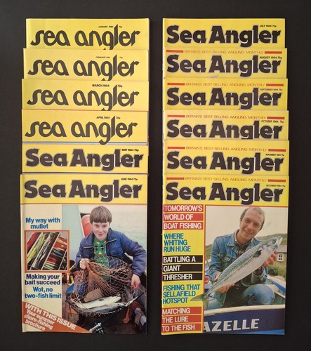 Sea angler magazine complete - angler,