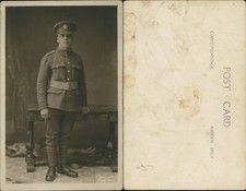 WW1 British Army Royal Engineers Corporal Plucknett Kingswood RP Real Photo
