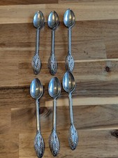 6 Vintage 800 Silver Filigree
