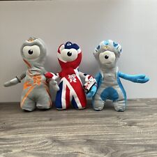 London Olympic 2012 Games 12 Inch/ 30cm Mascots X 3No- Wenlocks & Mandeville