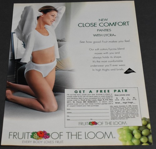 1998 print sexy fruit of - sexy,