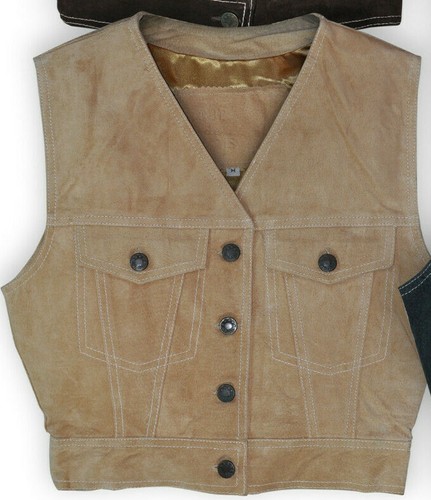 Vintage suede ladies waistcoat - vintage,