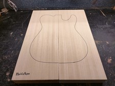Obeche 2 Piece Electric Bass Body Blank