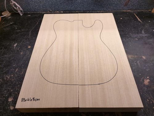 Obeche piece electric - piece, guitar