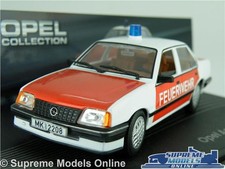 OPEL ASCONA C MODEL CAR FIRE