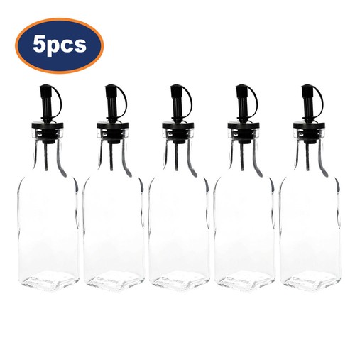 Oil vinegar glass bottle - vinegar,