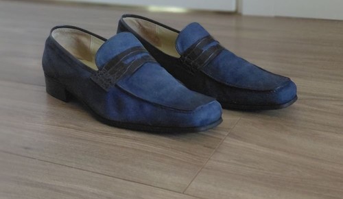 Men artioli loafers - loafers, blue