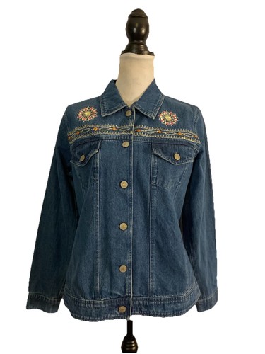 Denim embroidered - &,