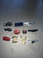 Vintage Car And Motorbike Pin Badges