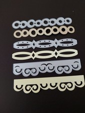 3 Sizzix border/ribbon dies