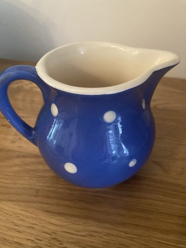 Devon pottery spotty blue and - pottery,