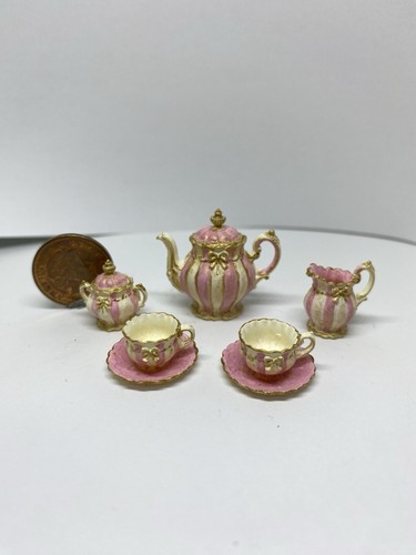 12th scale pink stripy tea - scale,