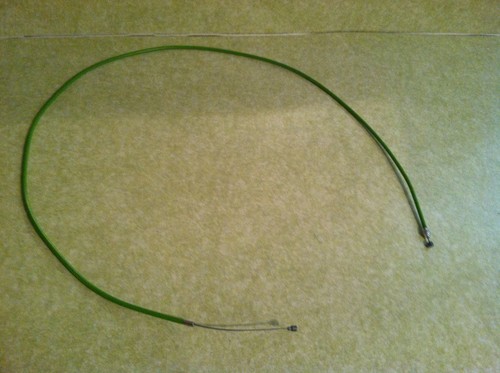 Nos bmx green brake cable - bmx,