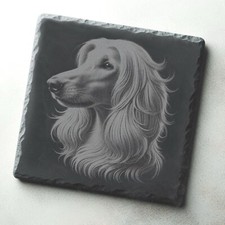 Afghan Hound Dog Engraved