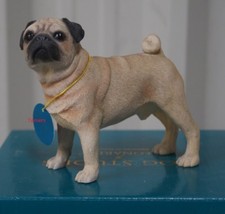 Minature Fawn Pug Dog Ornament