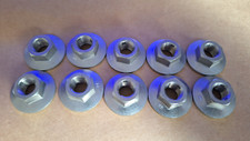 M12 X 1.5 METRIC THREAD HEX HEAD FLANGE NUTS X10 - prevailing torque type
