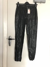 Primark 8 Black Faux Leather