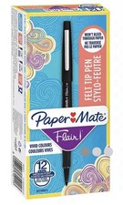 Paper mate flair black pens - black,