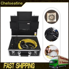 Sewer Pipe Inspection Camera With 7'' Color LCD Diaplay 50M Waterproof Cables
