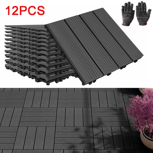 12pcs interlocking deck tiles - 12pcs,