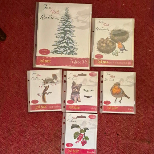 Two red robins craft - robins, master